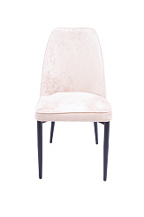 Стул Одри (каркас черный, тк. бежевый велюр) Стул Одри (каркас черный, тк. бежевый велюр)